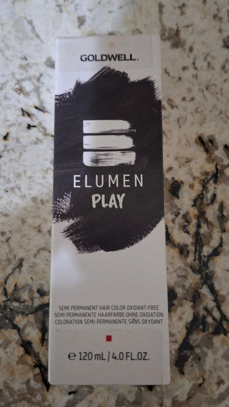 Goldwell Elumen Play 4 oz Black Semi Permanent New